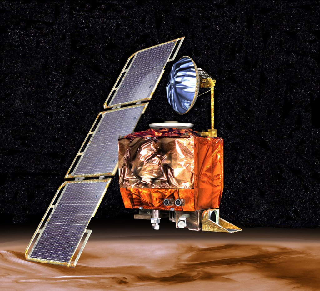 photo of the Mars Climate Orbiter